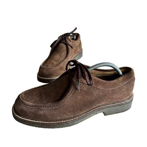 Tommy Bahama Men’s Suede Oxford Shoes Lace Up Size - Picture 3 of 10